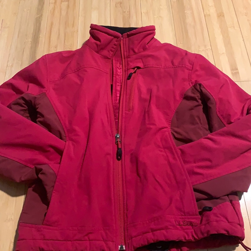 LL bean snow jacket Pink size XS